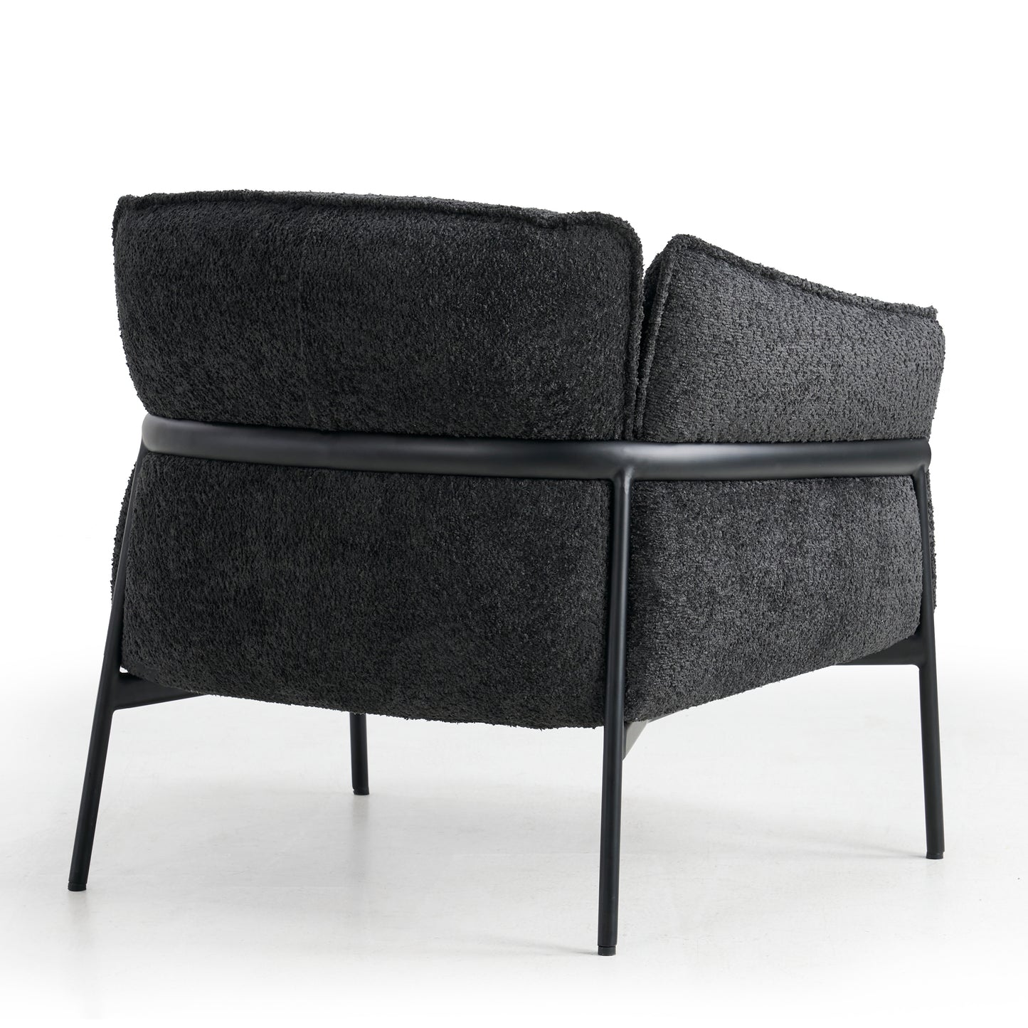 fauteuil zwart achterkant