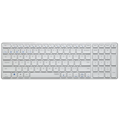 Rapoo E9350G draadloos compact toetsenbord met numeriek wit