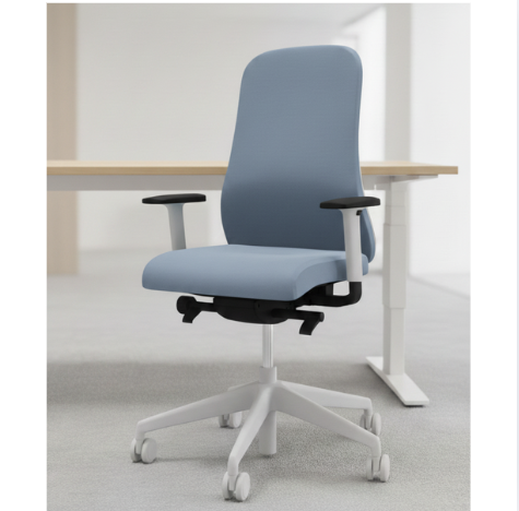 souly grijze bureaustoel