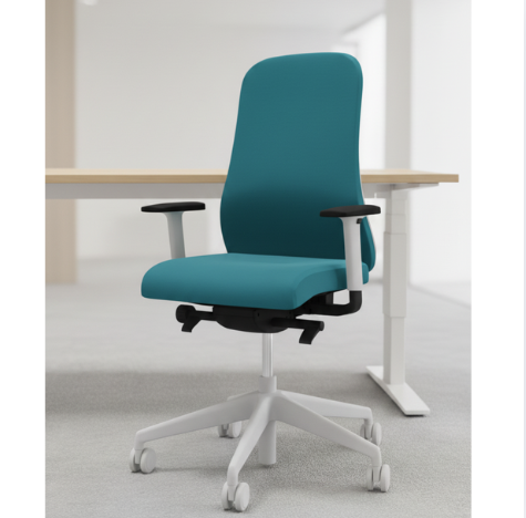 souly turquoise bureaustoel