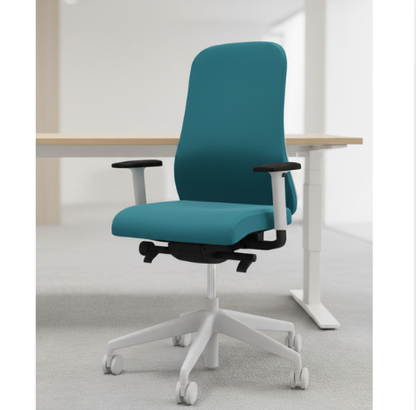 souly turquoise bureaustoel