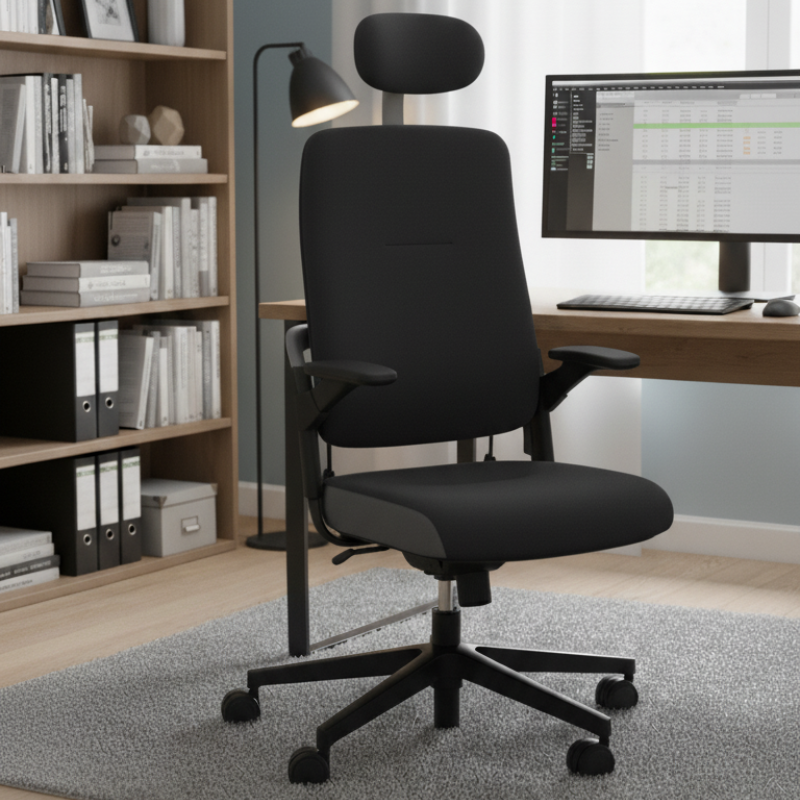 Xenium zwarte bureaustoel