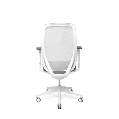 Achterkant bureaustoel Élysia - beste bureaustoel voor thuiswerkplek