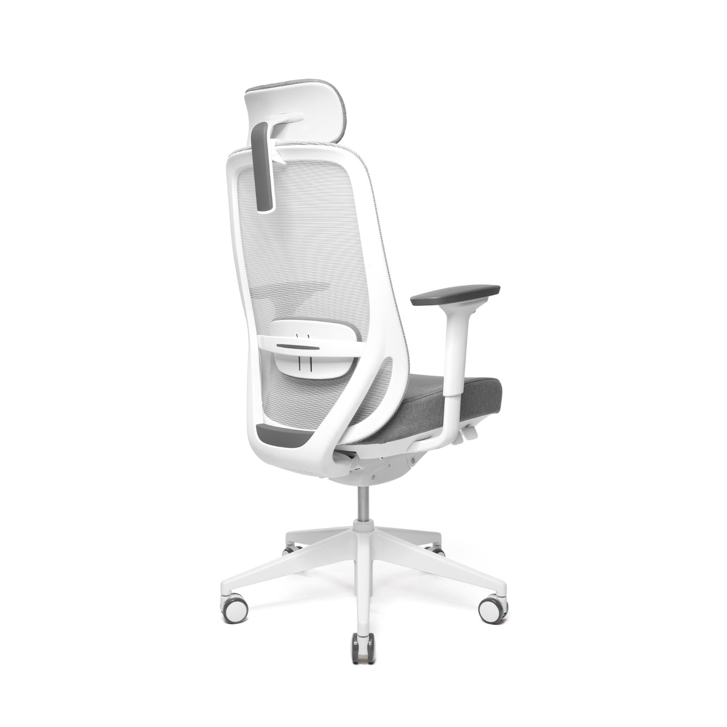 achterkant ergonomische bureaustoel Élysia inclusief hoofdsteun