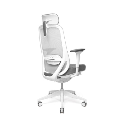 achterkant ergonomische bureaustoel Élysia inclusief hoofdsteun