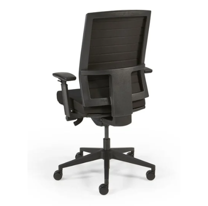 achterkant bureaustoel666 zwart polyester