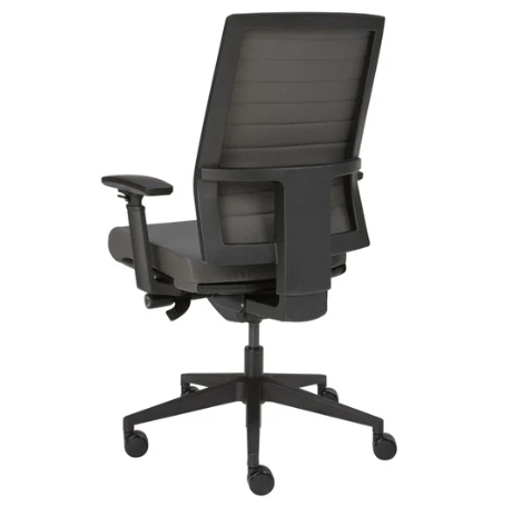 achterkant bureaustoel666 grijs polyester
