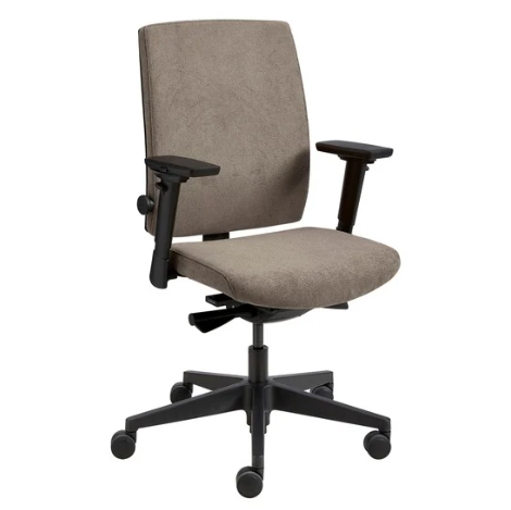 bureaustoel ergonova 10 taupe voorkant