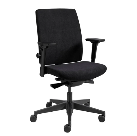 bureaustoel ergonova 10  zwart voorkant