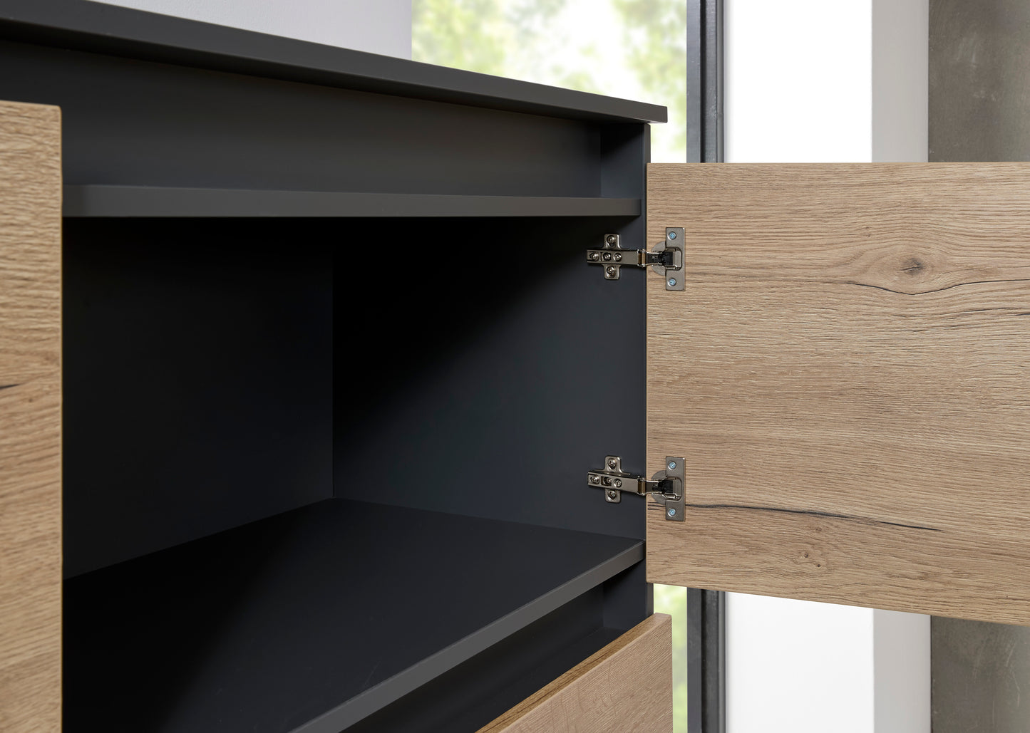 dressoirkast cube afwerking binnenkant
