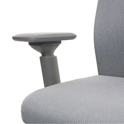 ergoflex10 bureaustoel grafiet armlegger close up