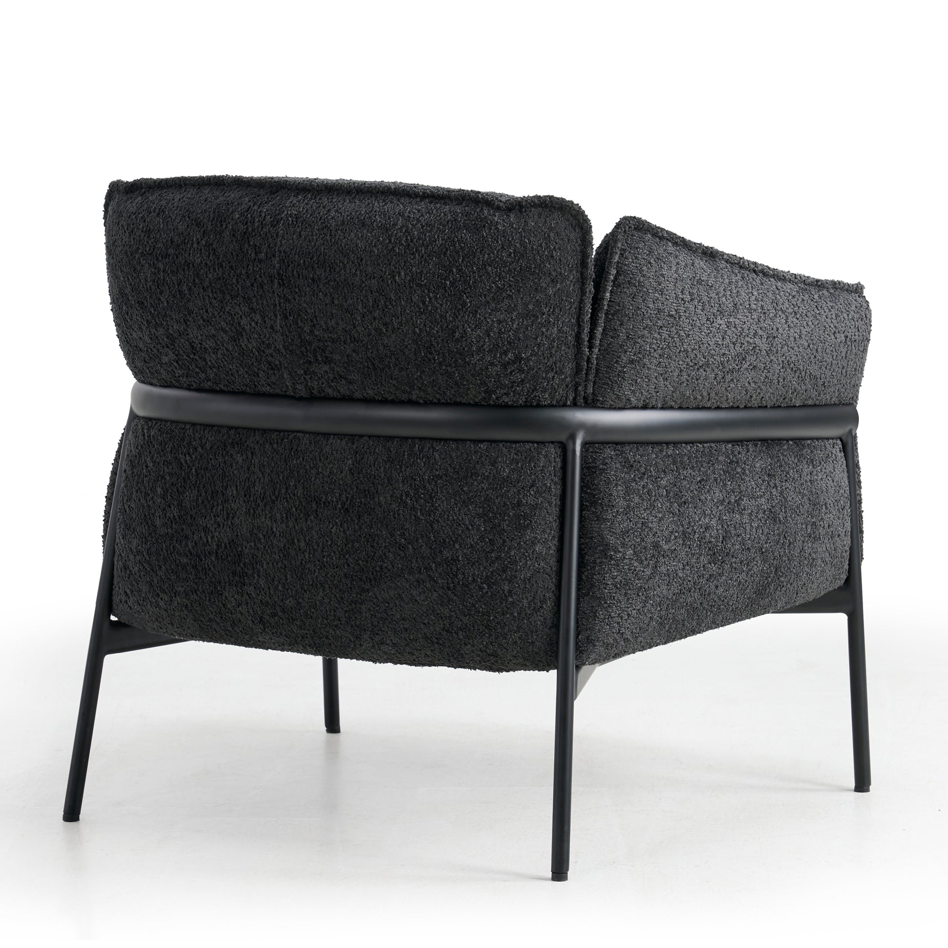 fauteuil zwart achterkant