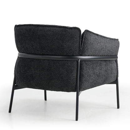 fauteuil zwart achterkant