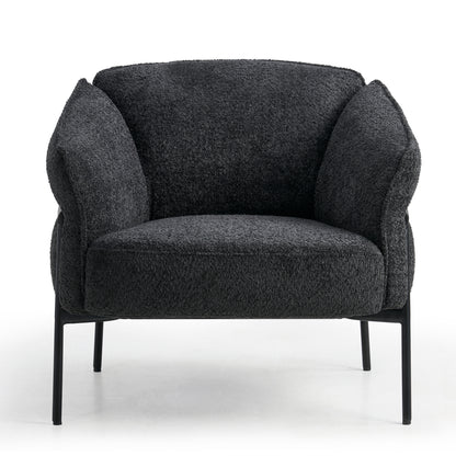 fauteuil zwart voorkant