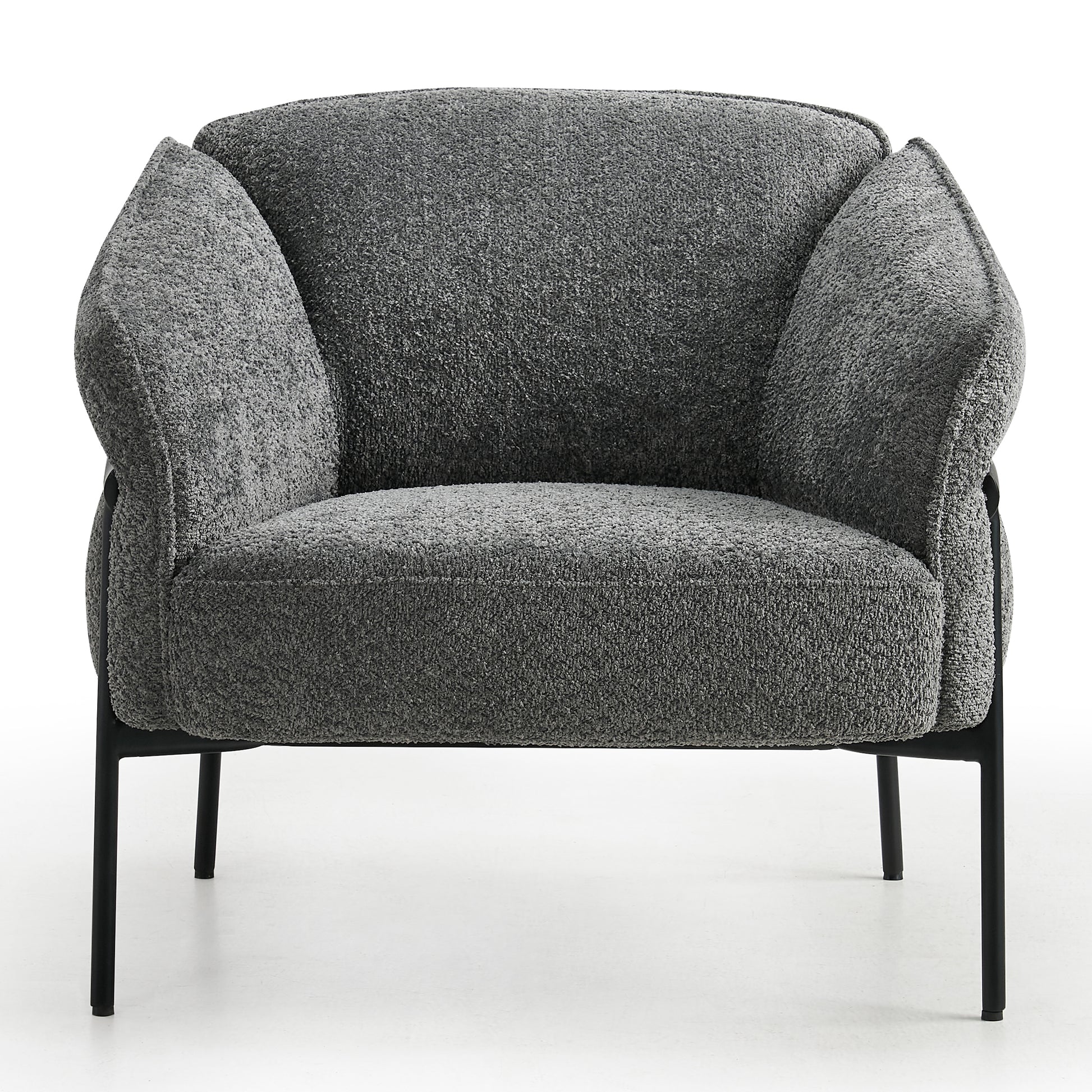 fauteuil grijs voorkant