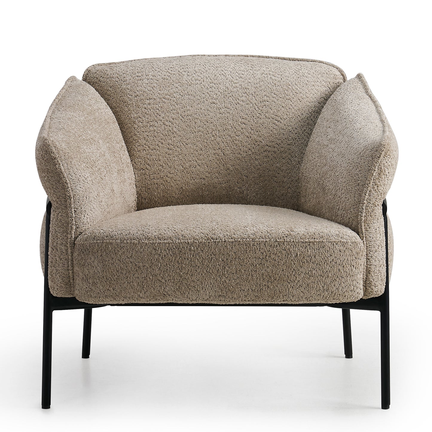 fauteuil beige voorkant