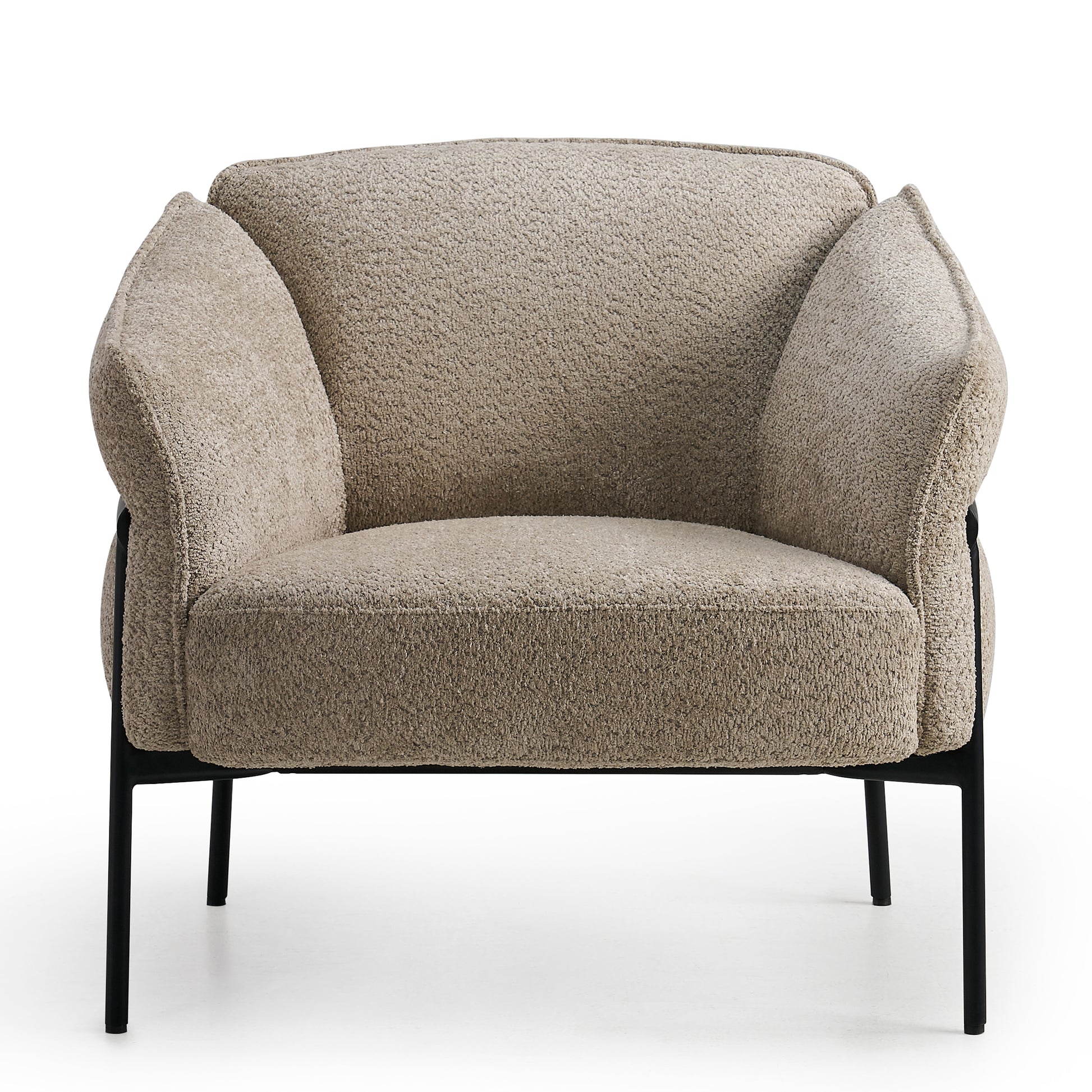 fauteuil beige voorkant
