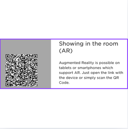 qr code waarmee te zien is hoe withme bureaustoel staat in eigen huis