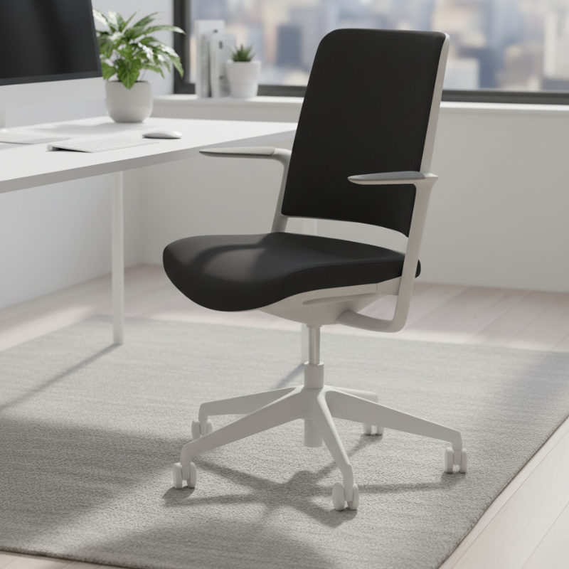 withme zwarte bureaustoel